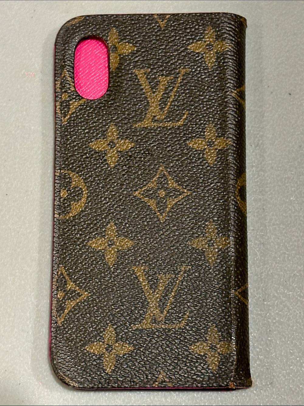 Louis Vuitton Monogram Canvas iPhone X Case  / Wallet